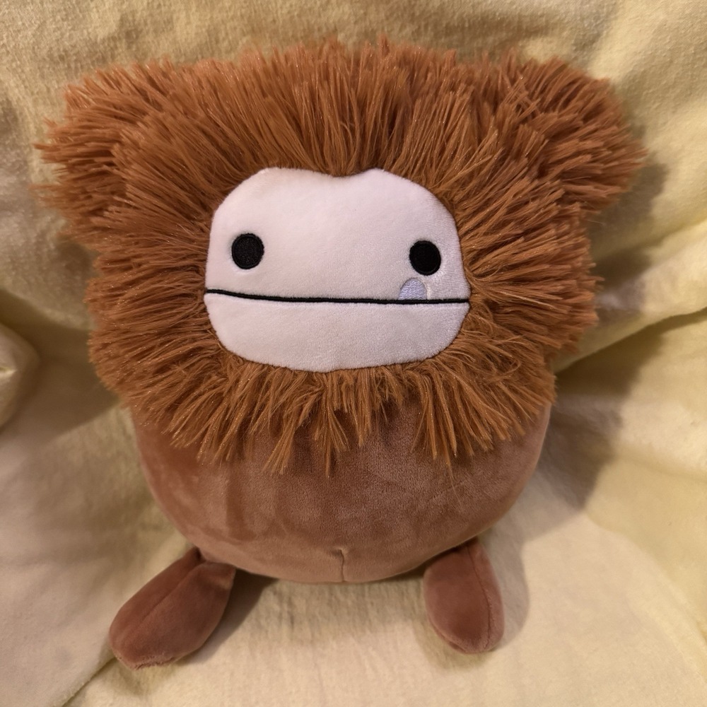 Squishmallows Benny The Bigfoot 8โ Plush Squishmallow Brown Kellytoy 2023
